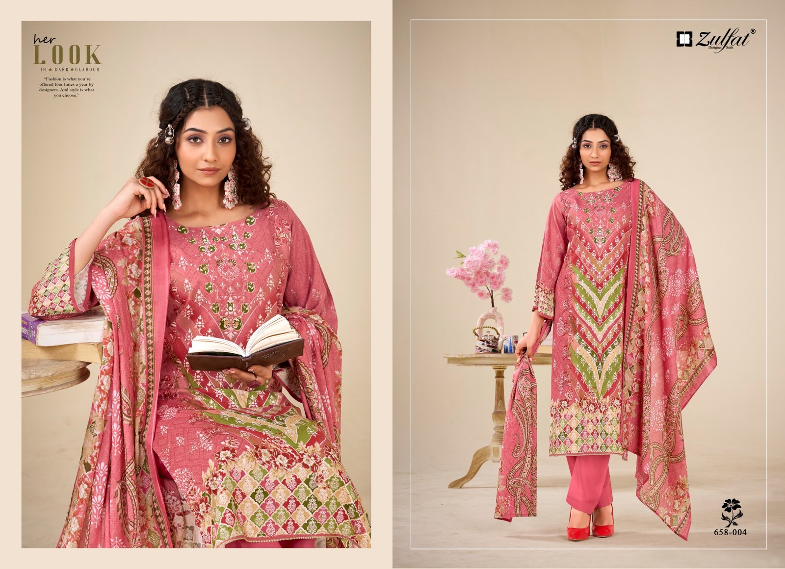 AAYAT VOL 16 ZULFAT (cotton Dupatta) - Image 4