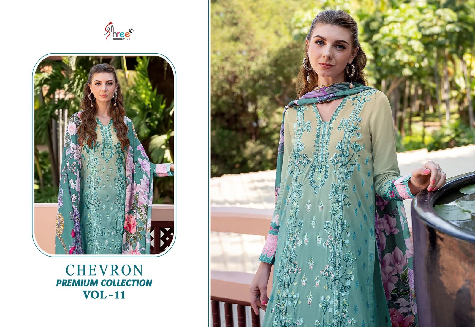 CHEVRON PREMIUM COLLECTION SHREE VOL 11 (cotton Dupatta) - Image 8