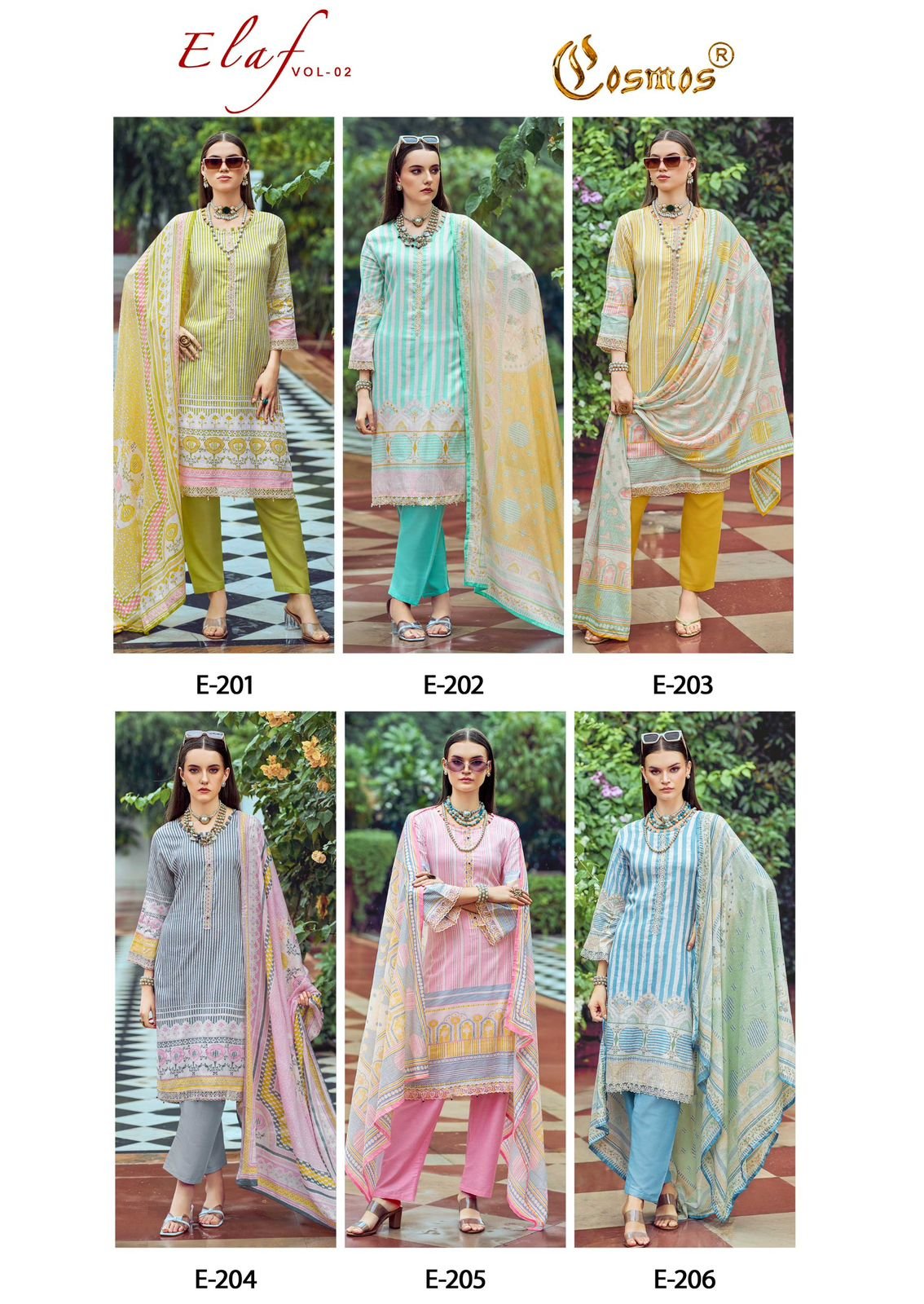 ELAF VOL 2 COSMOS (Cotton Dupatta) - Image 9