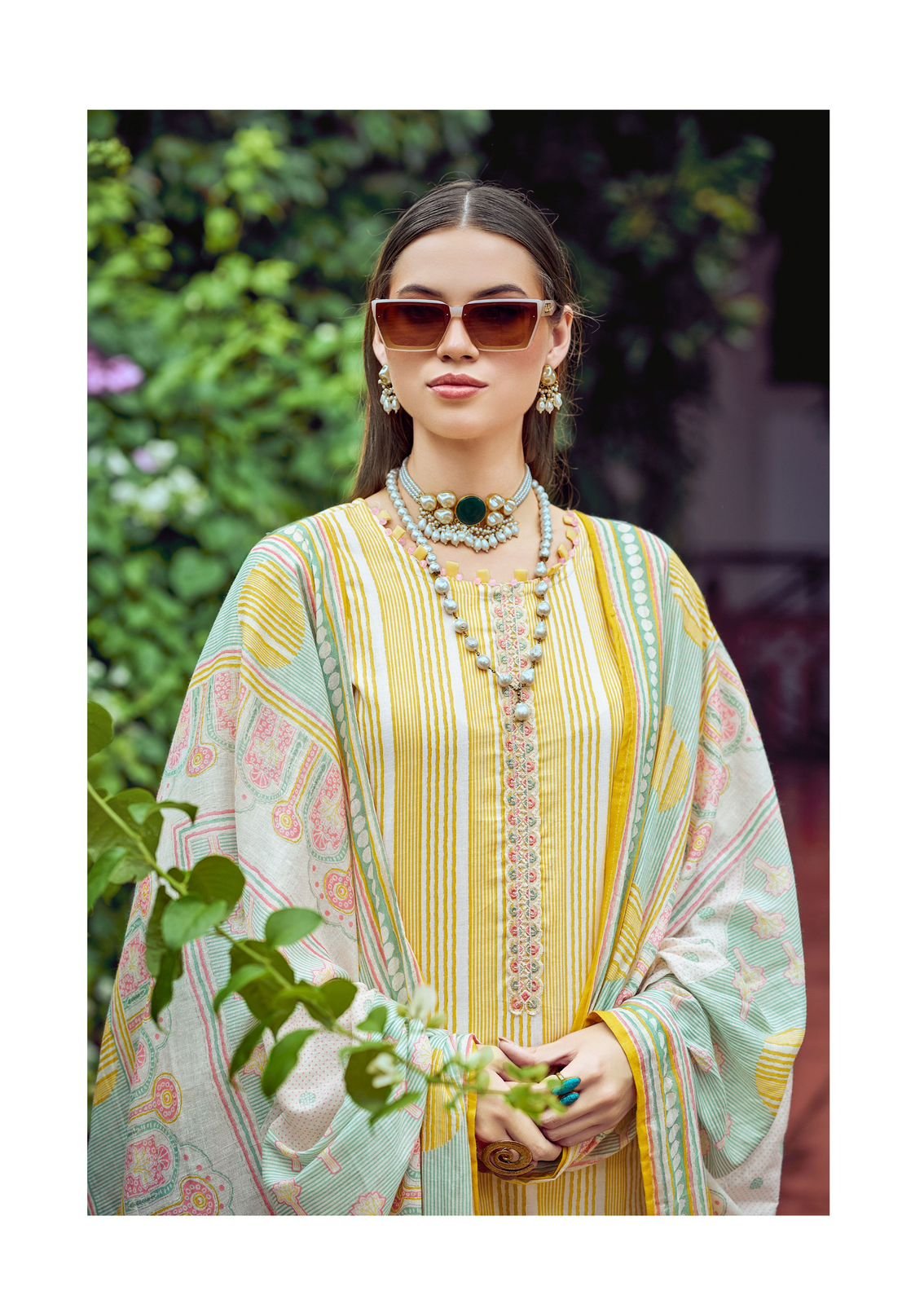 ELAF VOL 2 COSMOS (Cotton Dupatta) - Image 3