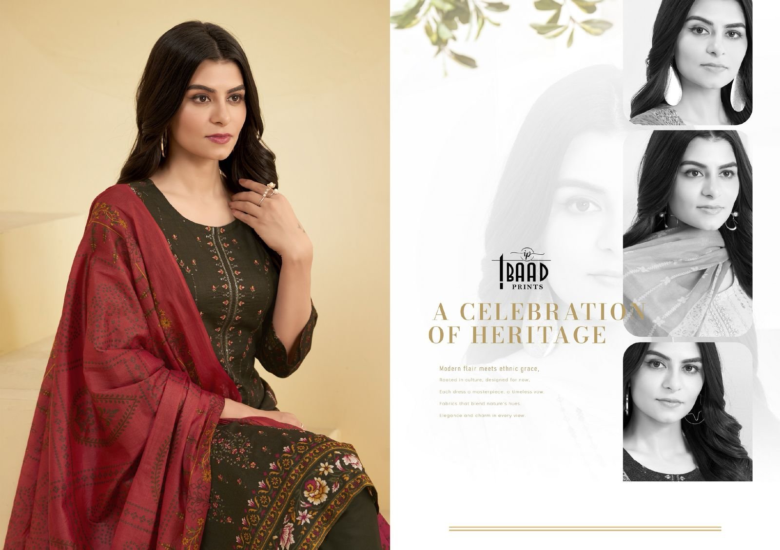 EMBROIDERED VOL 2 IBAAD (cotton Dupatta) - Image 10