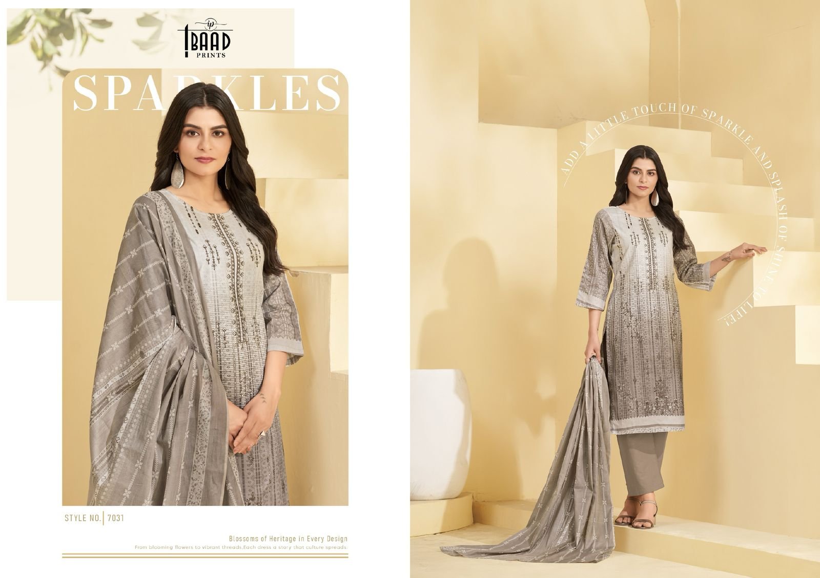 EMBROIDERED VOL 2 IBAAD (cotton Dupatta) - Image 4