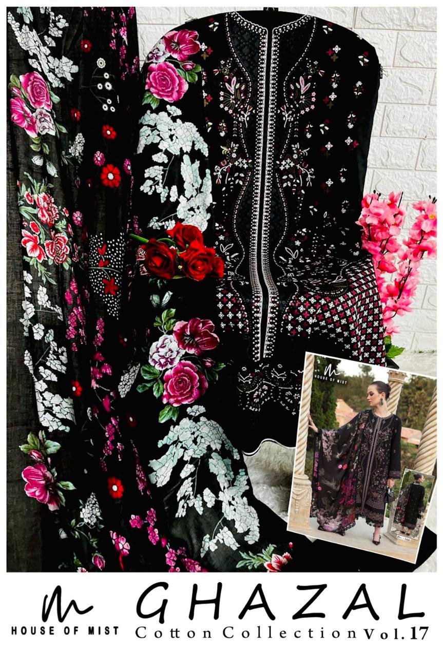 GHAZAL COTTON COLLECTION 17 (cotton Dupatta) - Image 4
