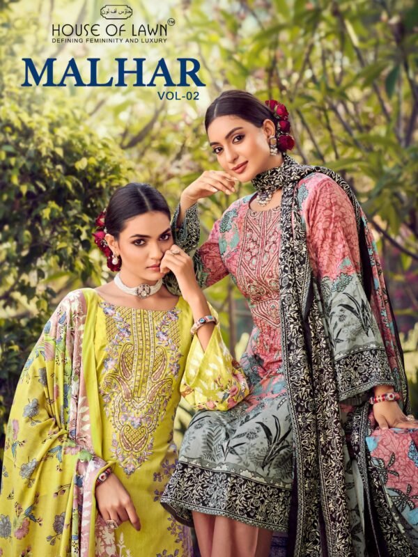 MALHAR VOL 2 HOUSE OF LAWN (cotton Dupatta)