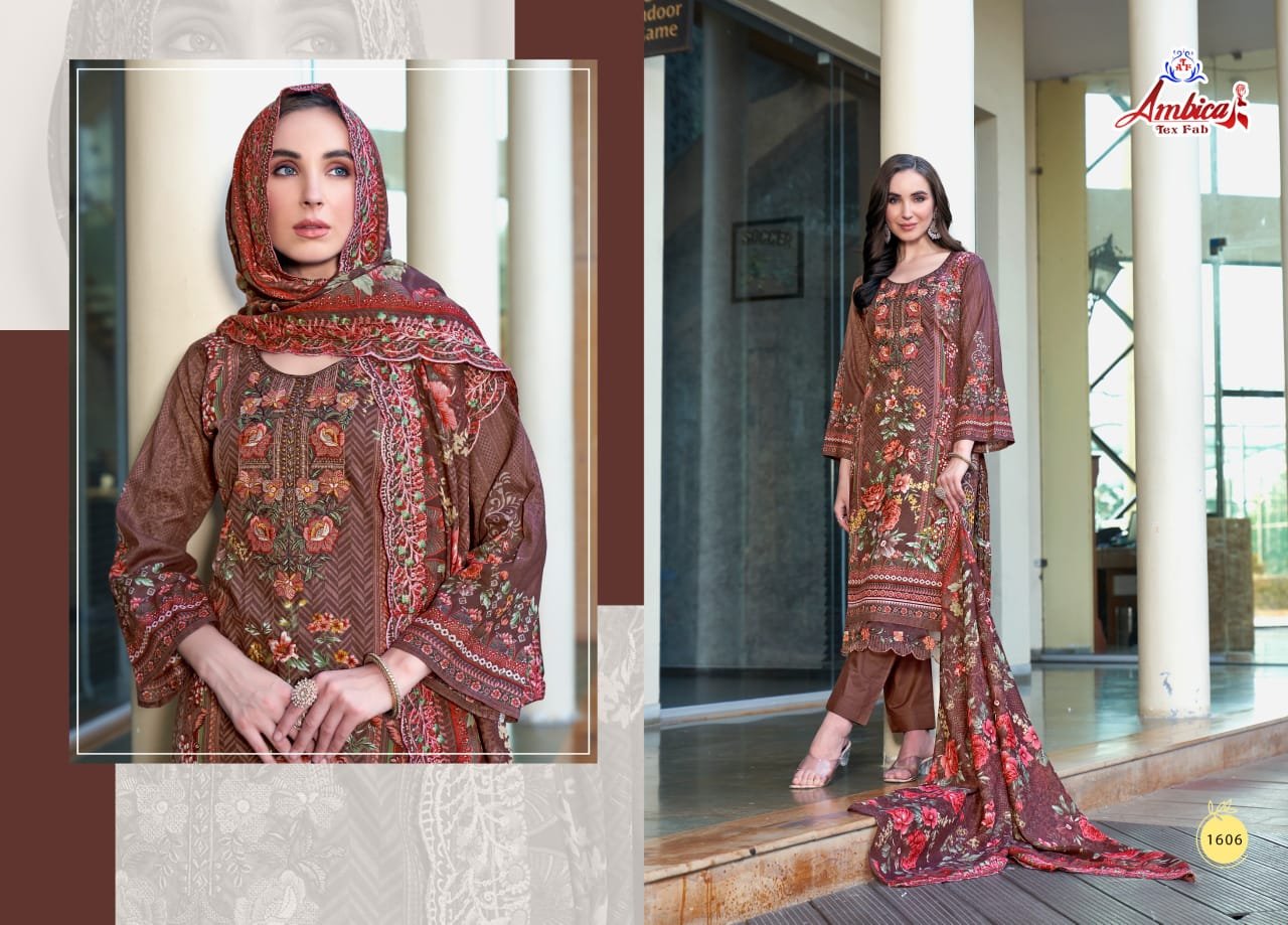 MARYAM VOL16 AMBICA TEX (cotton Dupatta) - Image 4