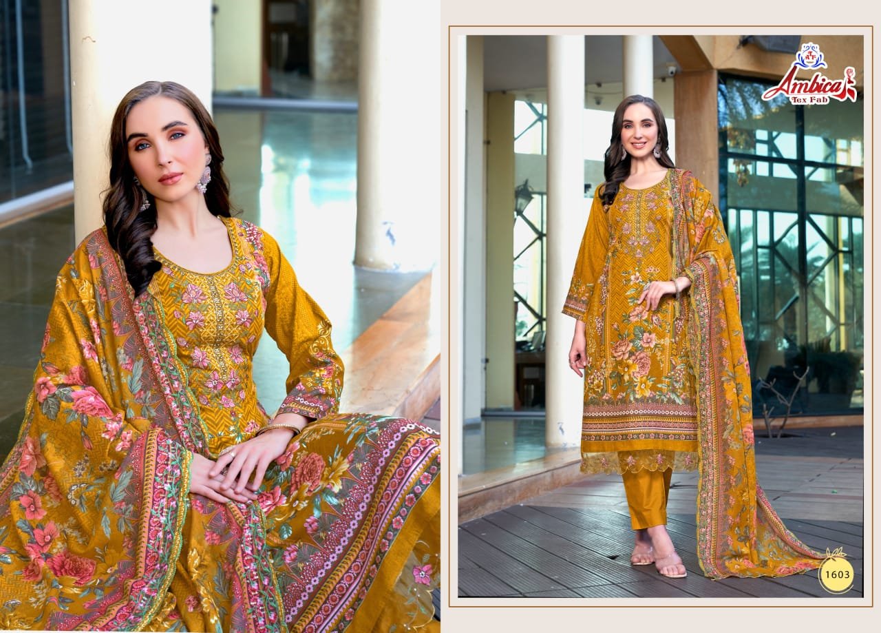 MARYAM VOL16 AMBICA TEX (cotton Dupatta) - Image 6