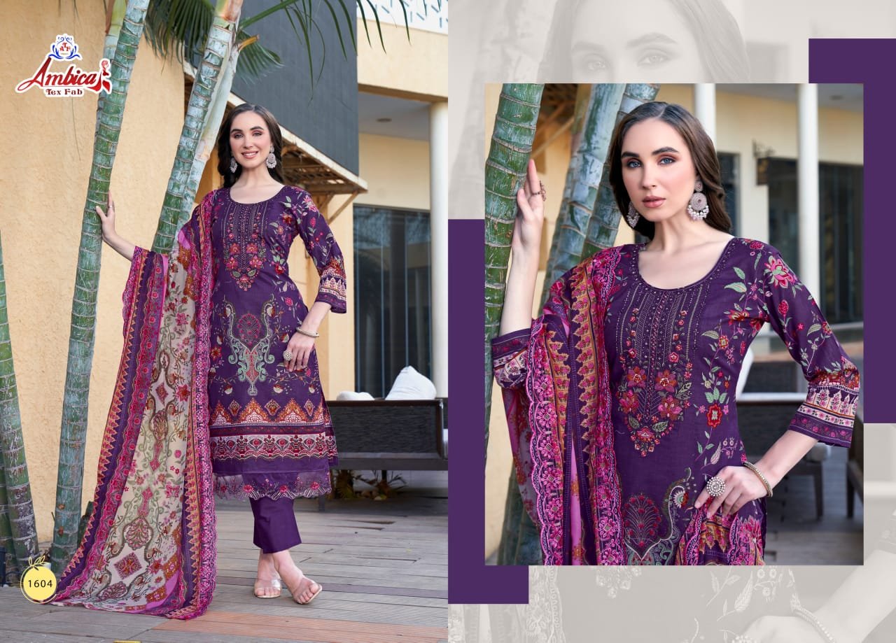 MARYAM VOL16 AMBICA TEX (cotton Dupatta) - Image 8