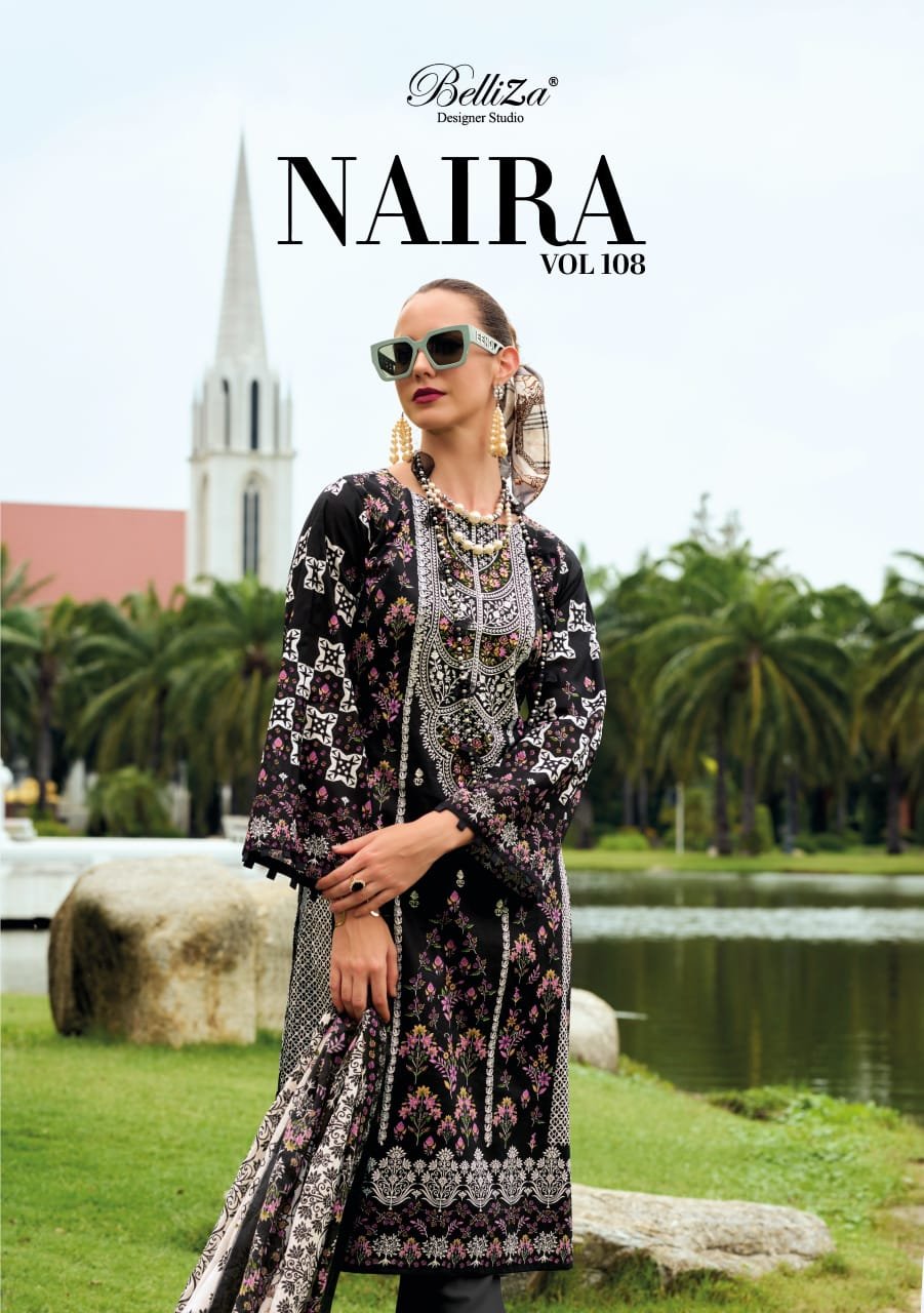 NAIRA VOL 108 BELLIZA (Cotton Dupatta)