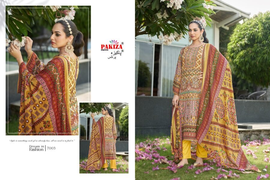 NAWAZISH VOL 7 PAKIZA (Cotton Dupatta) - Standard Embroidery
