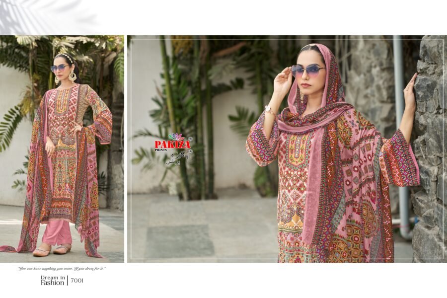 NAWAZISH VOL 7 PAKIZA (Cotton Dupatta) - Standard Embroidery