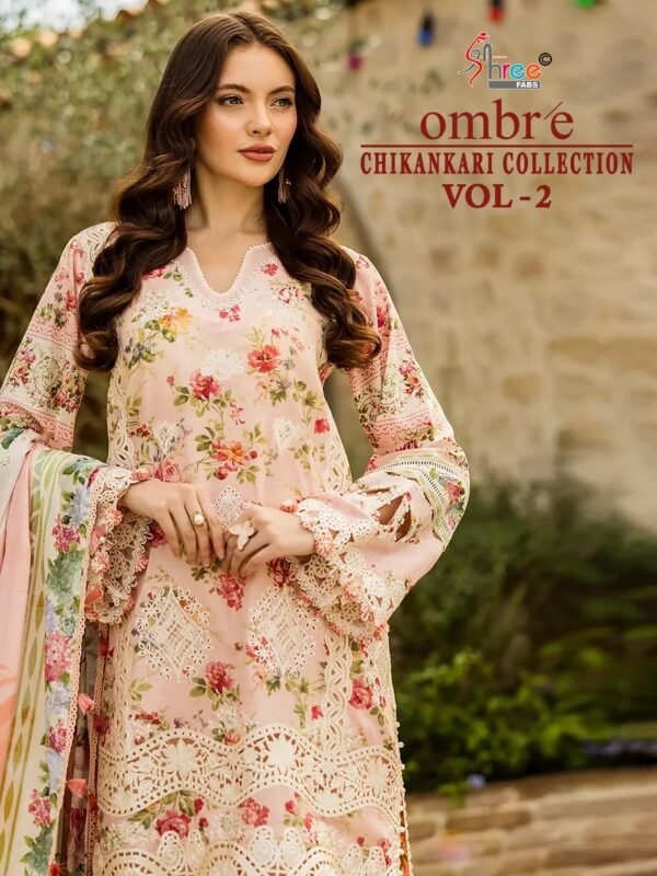 OMBRE CHIKANKARI COLLECTION VOL 2 SHREE