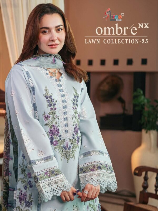 OMBRE LAWN COLLECTION 2025 VOL 1 NX SHREE