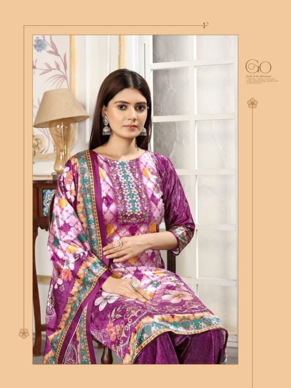 SHADE OF VELVET 13 ALOK SUITS (winter Collection)