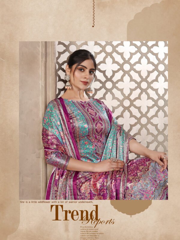 SHADE OF VELVET 17 ALOK SUITS (winter Collection)