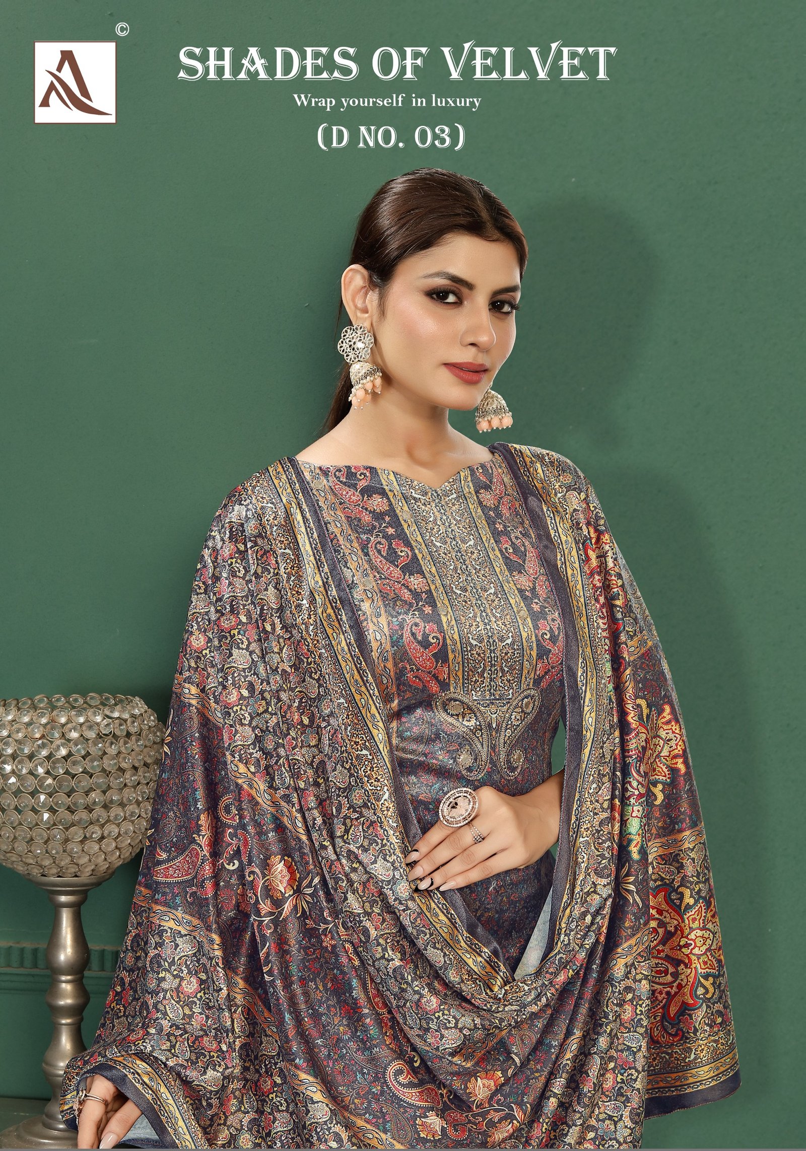 SHADE OF VELVET 3 ALOK SUITS