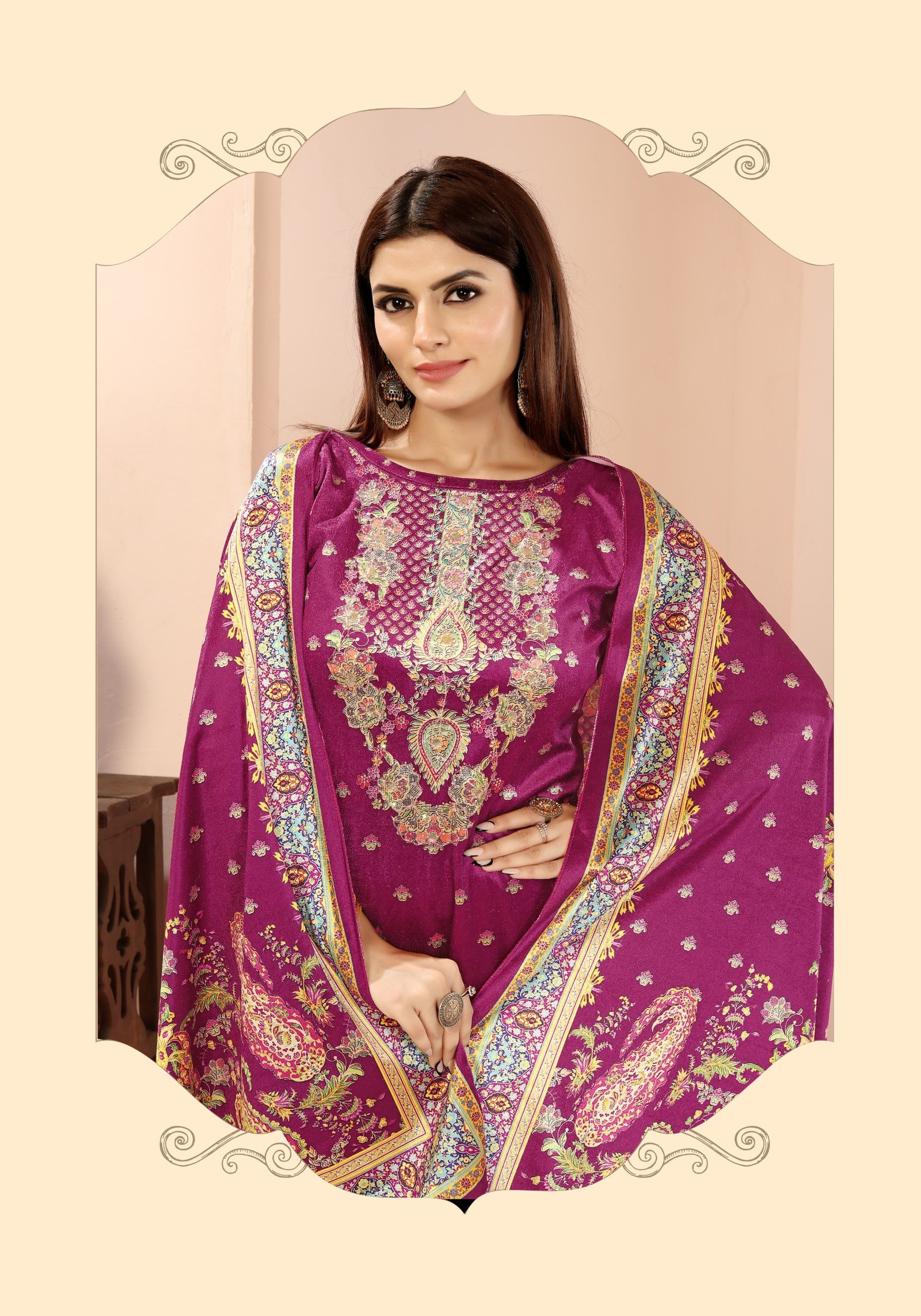 SHADE OF VELVET 4 ALOK SUITS (winter Collection) - Image 10