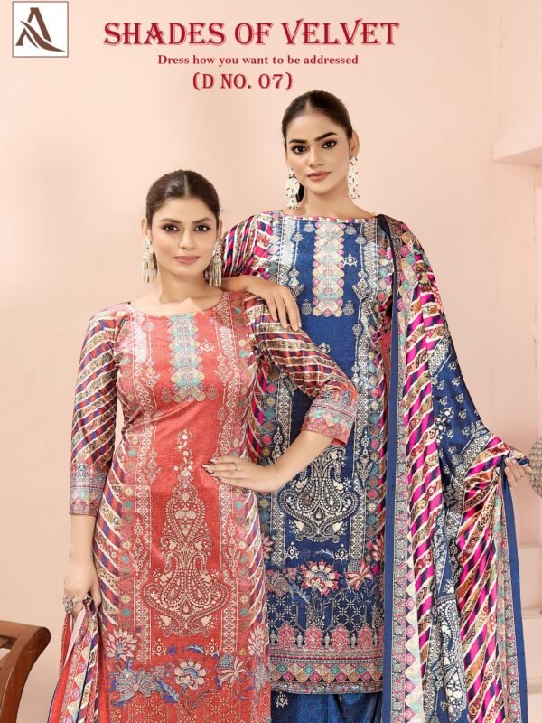 SHADE OF VELVET 7 ALOK SUITS