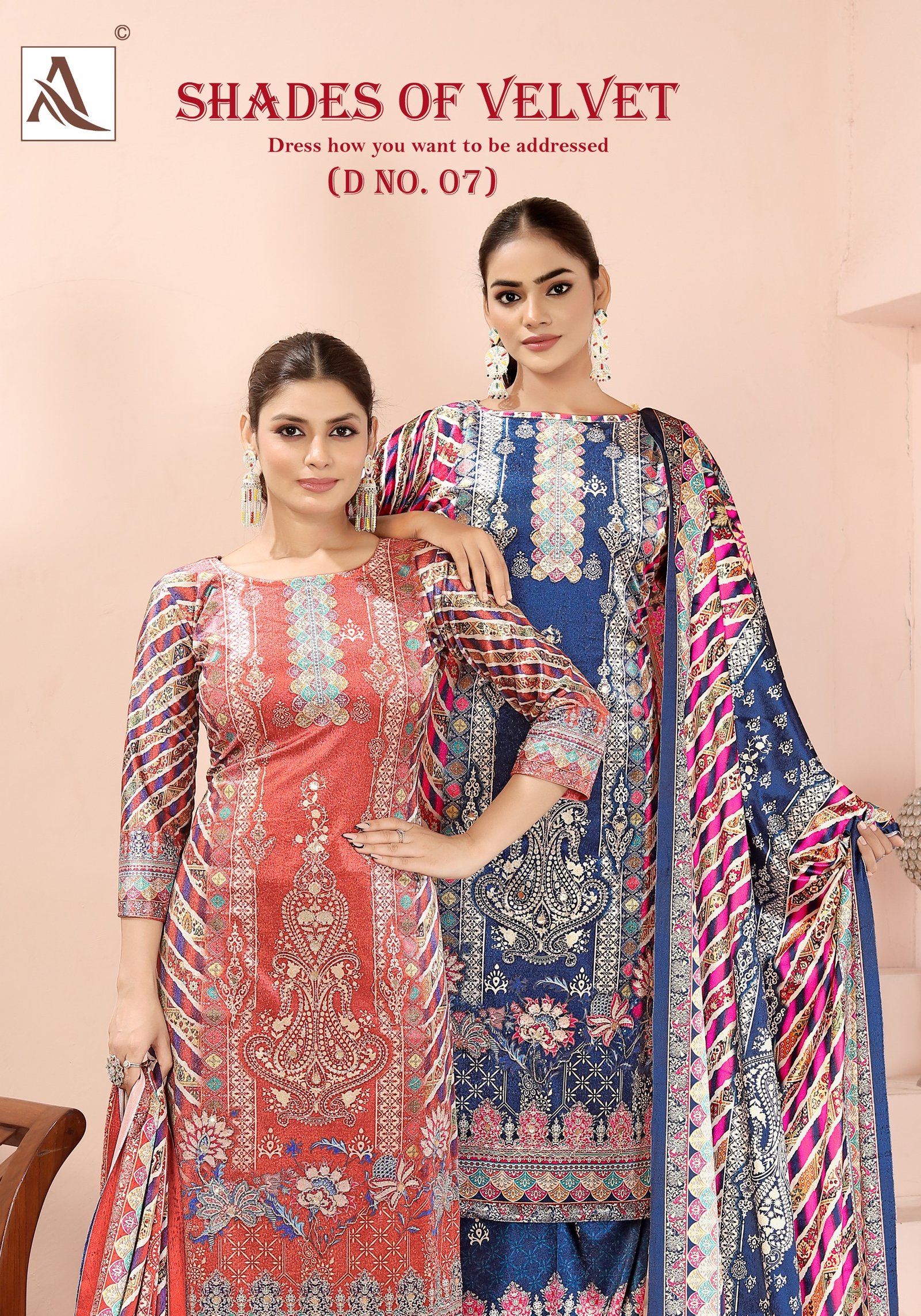 SHADE OF VELVET 7 ALOK SUITS