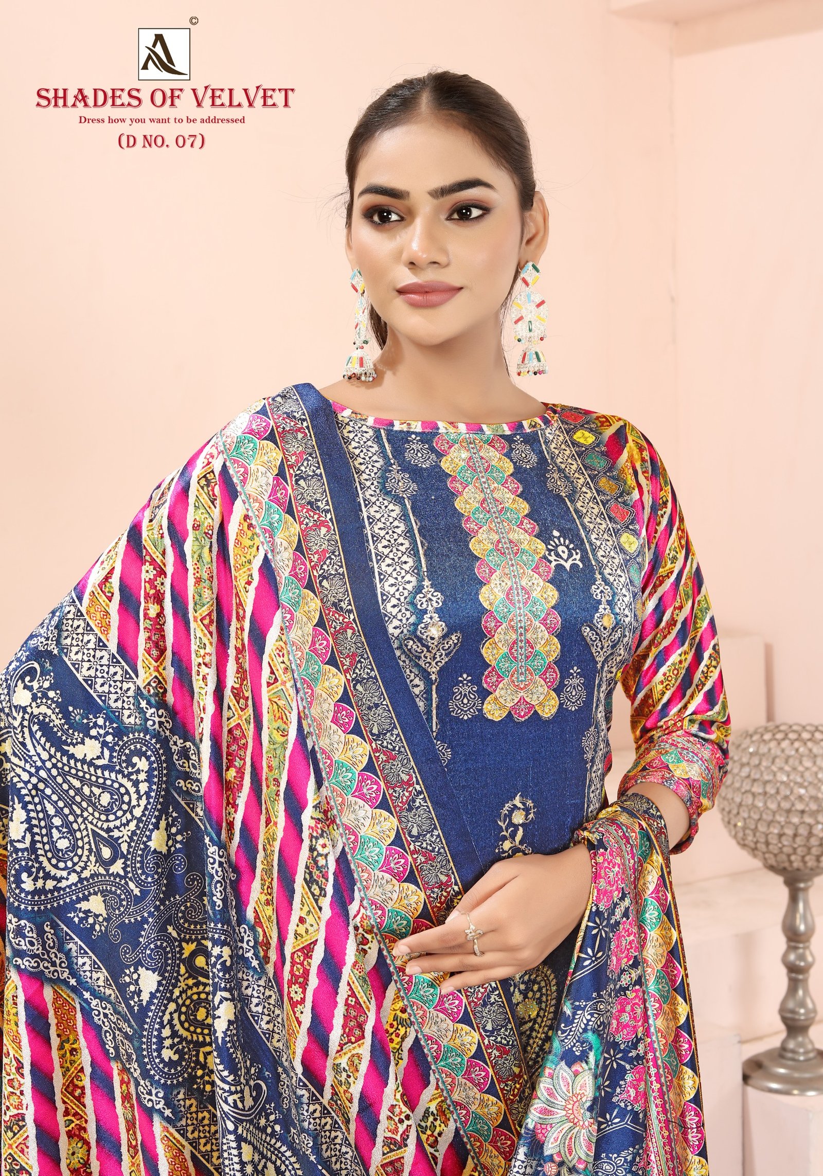 SHADE OF VELVET 7 ALOK SUITS (winter Collection) - Image 11