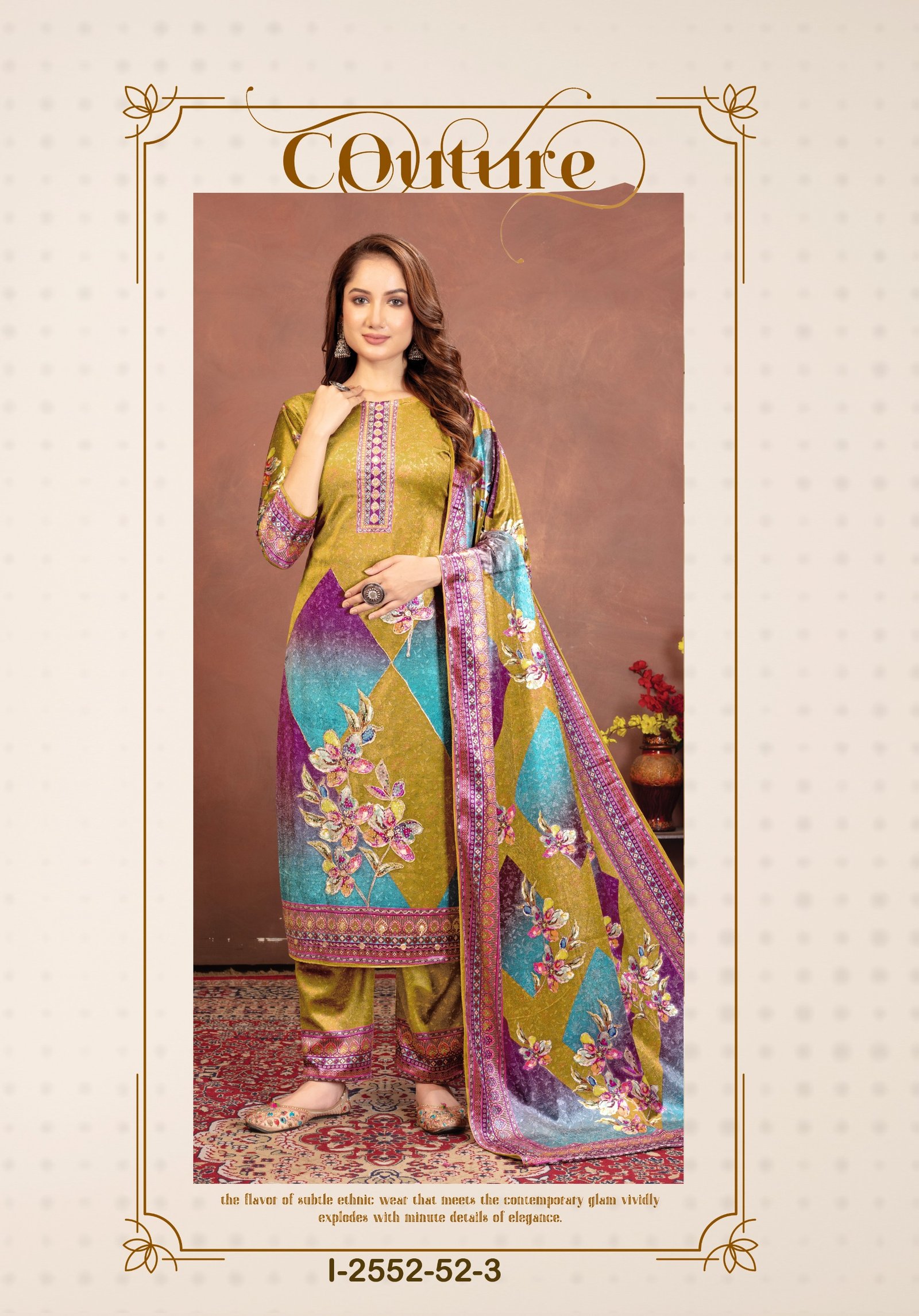 SHADE OF VELVET 9 ALOK SUITS (winter Collection) - Image 8