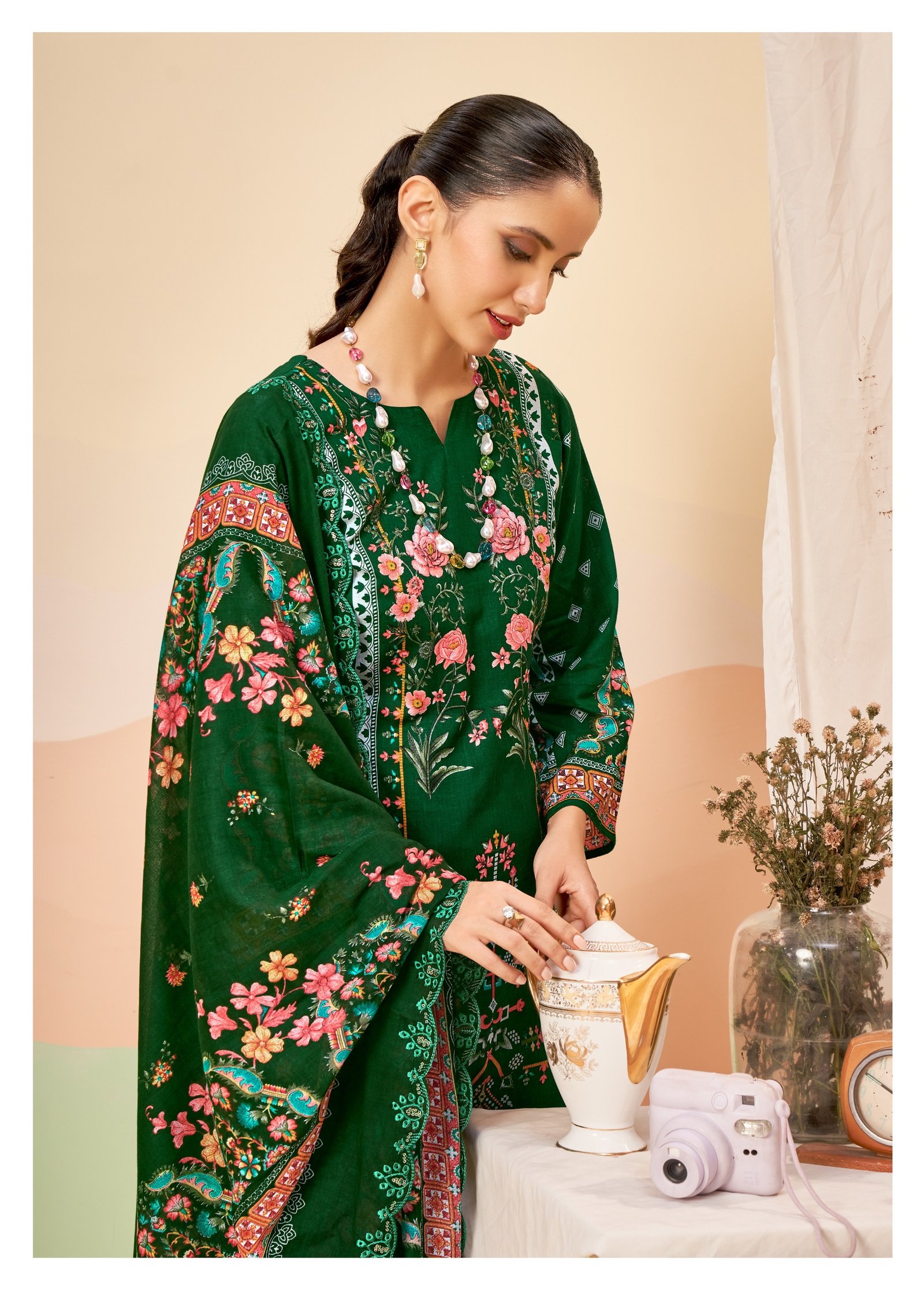 AIZA VOL 1 KAVYA KALA (cotton Dupatta) - Image 11