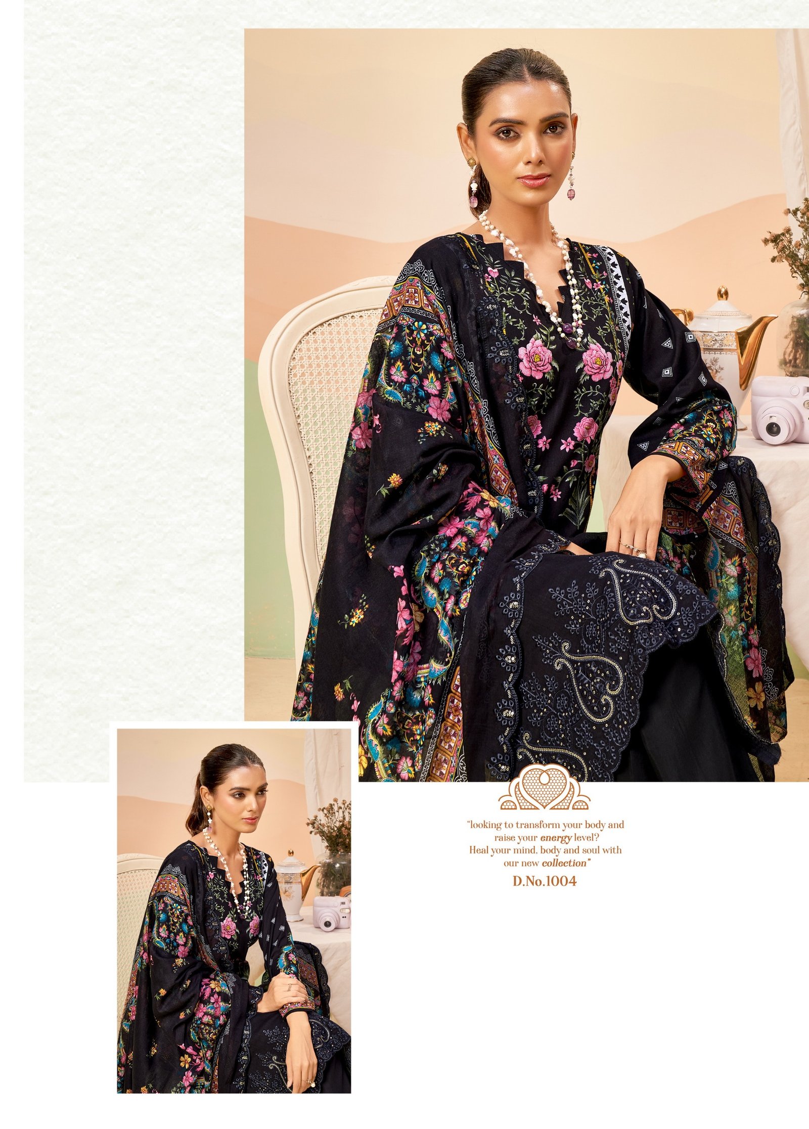 AIZA VOL 1 KAVYA KALA (cotton Dupatta) - Image 17