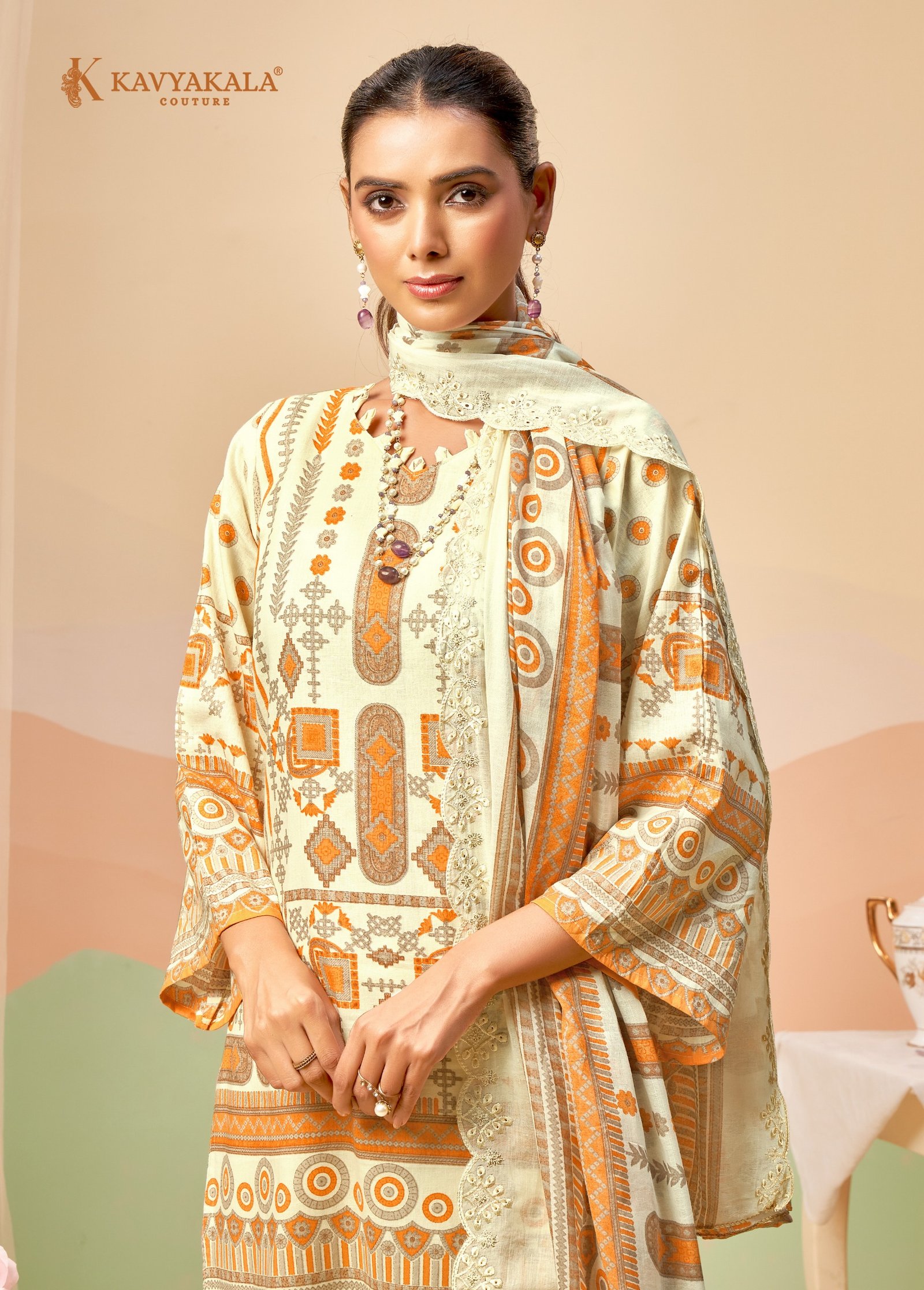 AIZA VOL 1 KAVYA KALA (cotton Dupatta) - Image 19