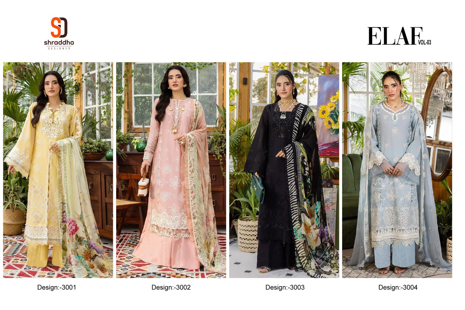 ELAF VOL 3 COSMOS (Cotton Dupatta) - Image 4
