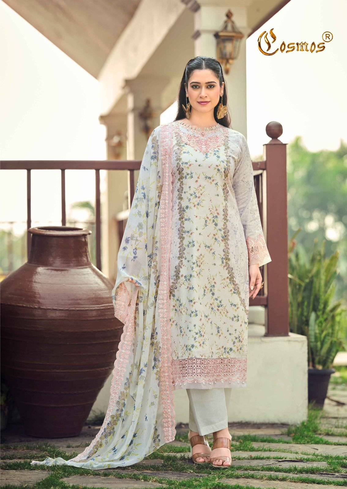 ELAF VOL 3 COSMOS (Cotton Dupatta) - Image 8