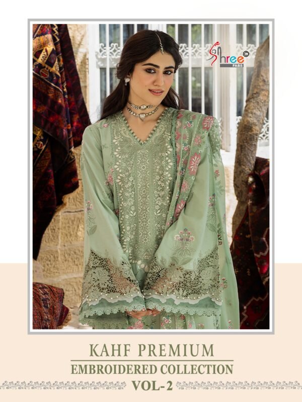KAHF PREMIUM EMBROIDERED COLLECTION VOL 2 SHREE