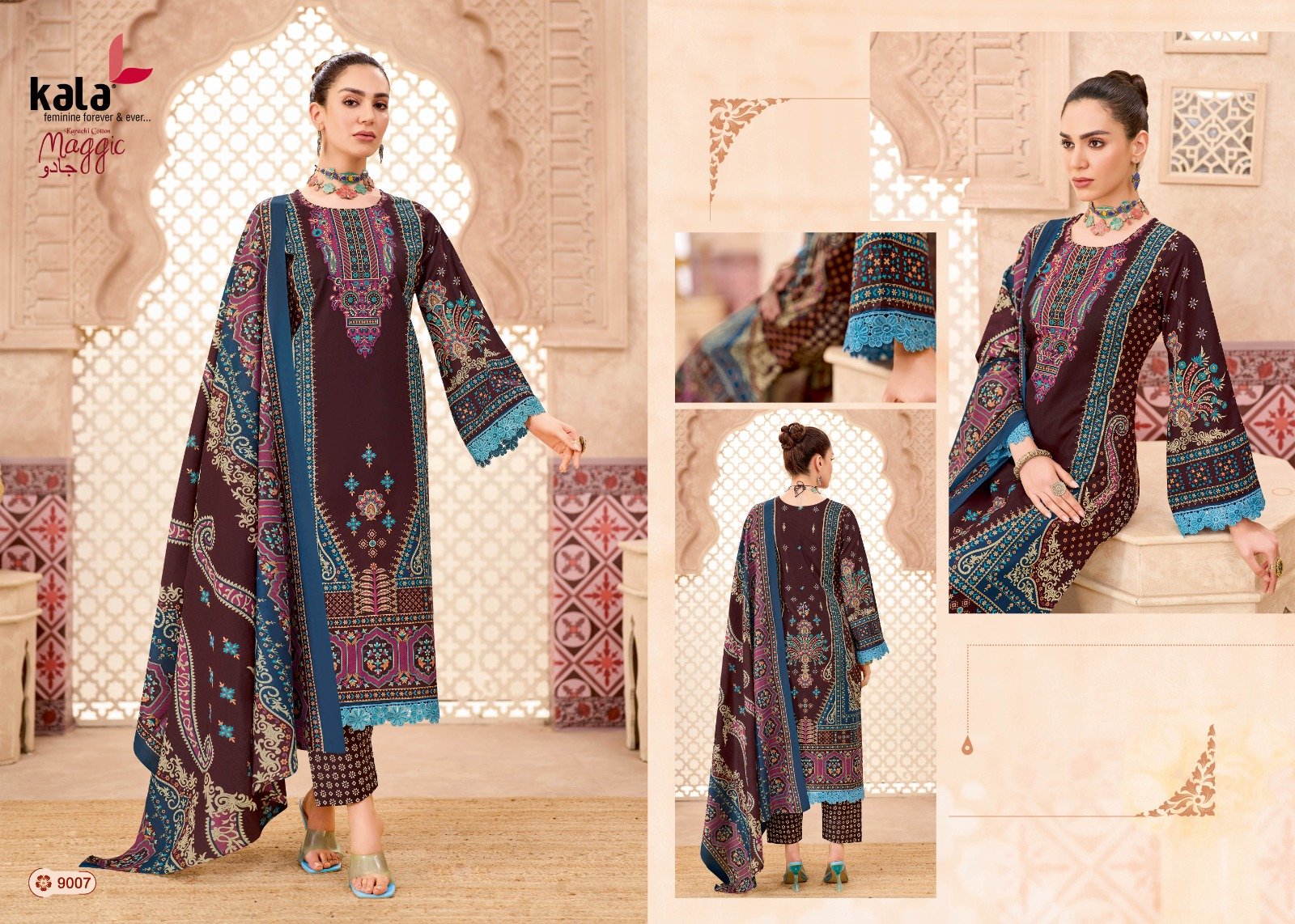 MAGGIC VOL 24 KALA (cotton Dupatta) - Image 15
