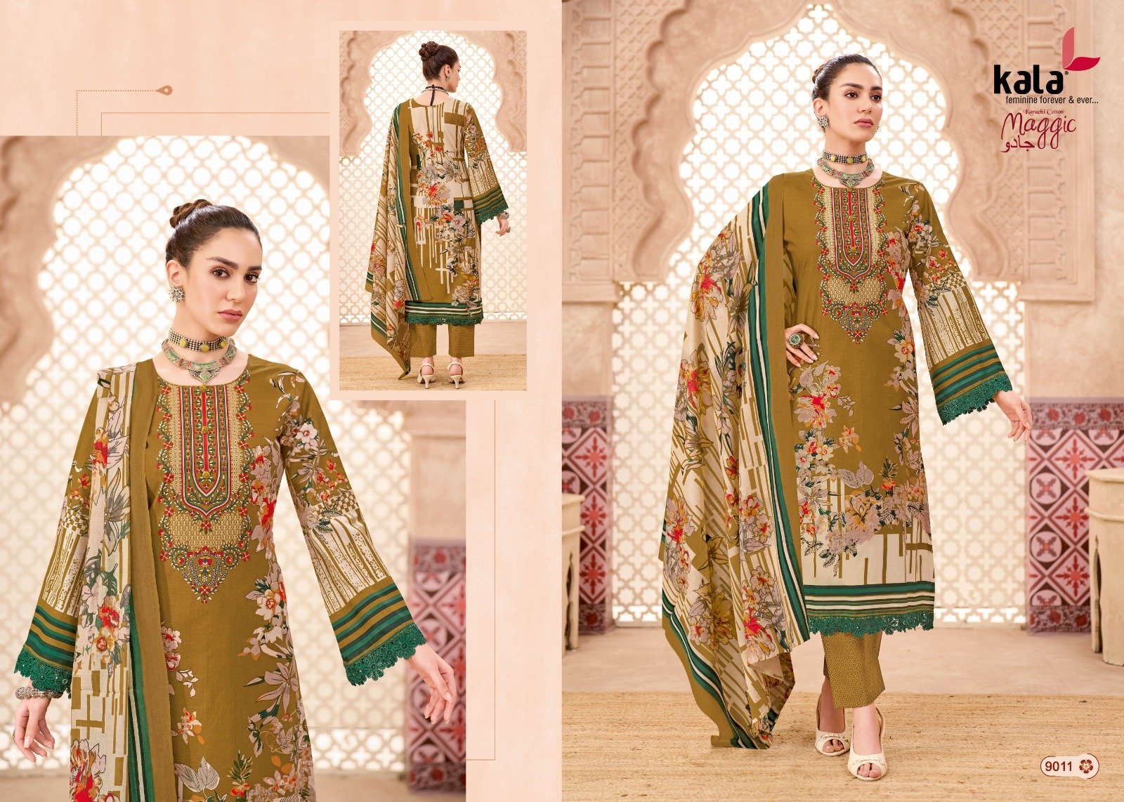 MAGGIC VOL 24 KALA (cotton Dupatta) - Image 3