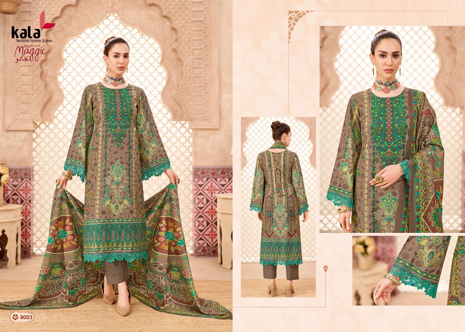 MAGGIC VOL 24 KALA (cotton Dupatta) - Image 6