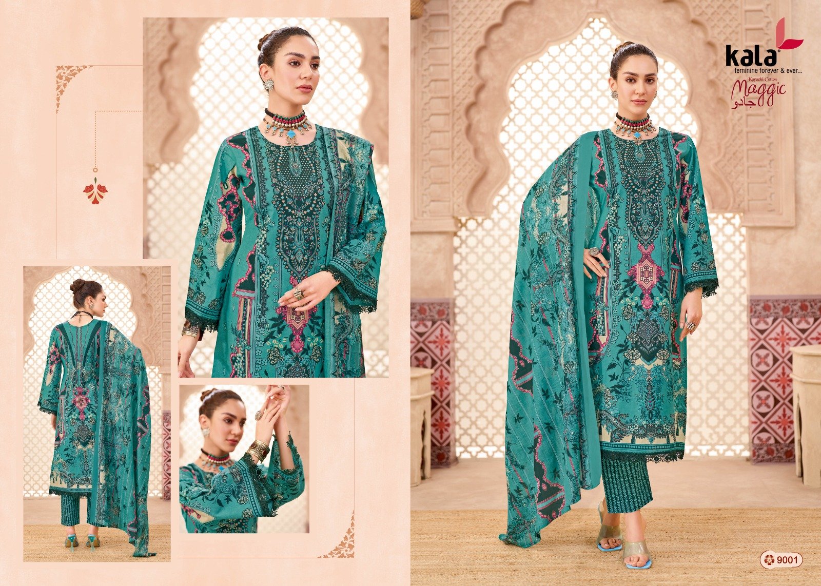 MAGGIC VOL 24 KALA (cotton Dupatta) - Image 8