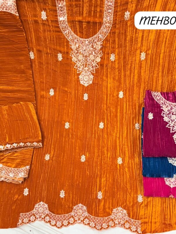 MEHBOOBA CRUSH VELVET (winter Collection)