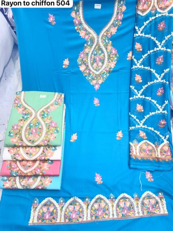 RAYON TO CHIFFON 504 COLOUR CHART 2