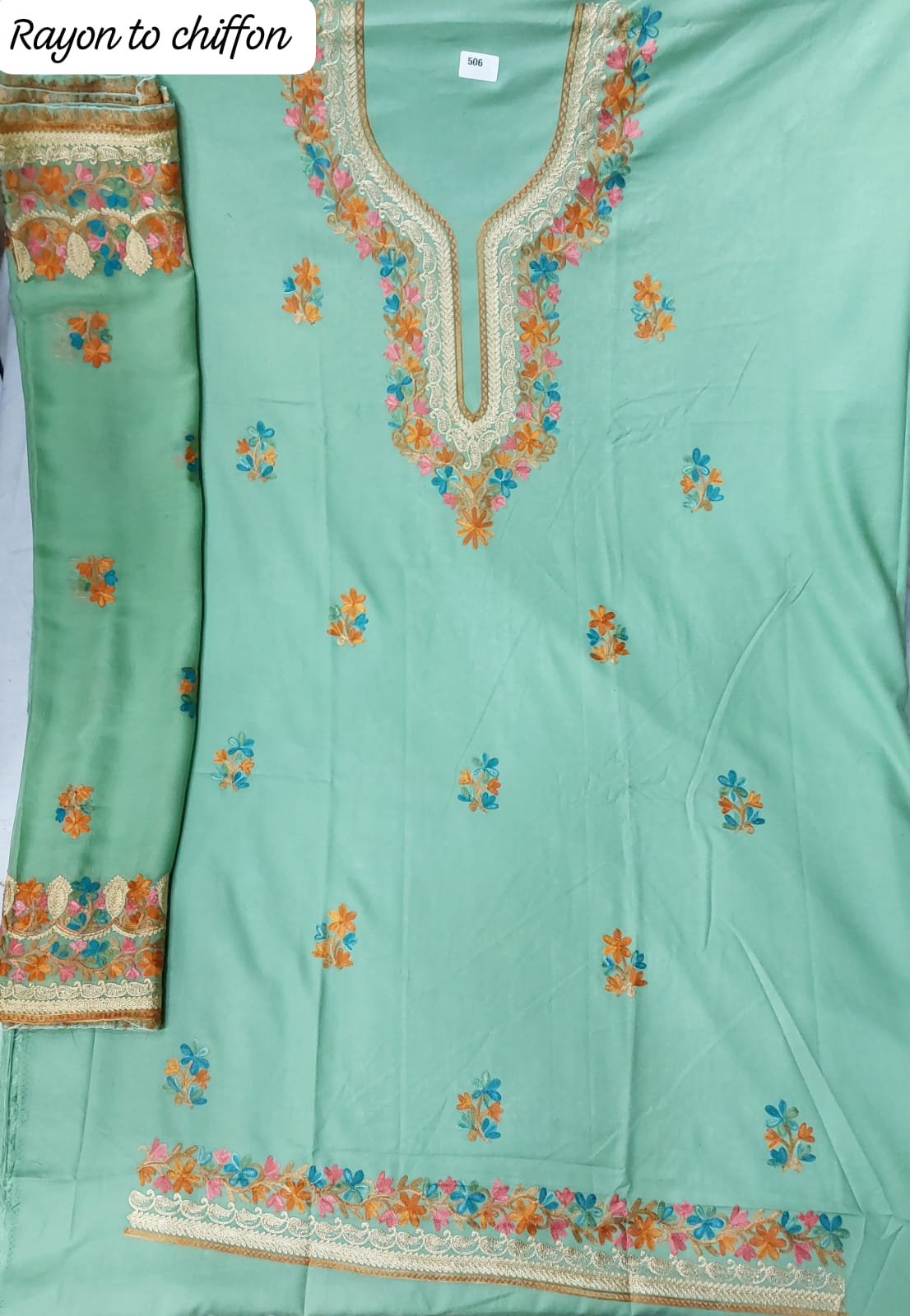 RAYON TO CHIFFON 506 GREEN