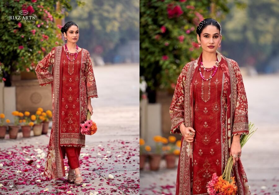 ABU SAEED RIAZ ARTS (Cotton Dupatta) - Standard Embroidery