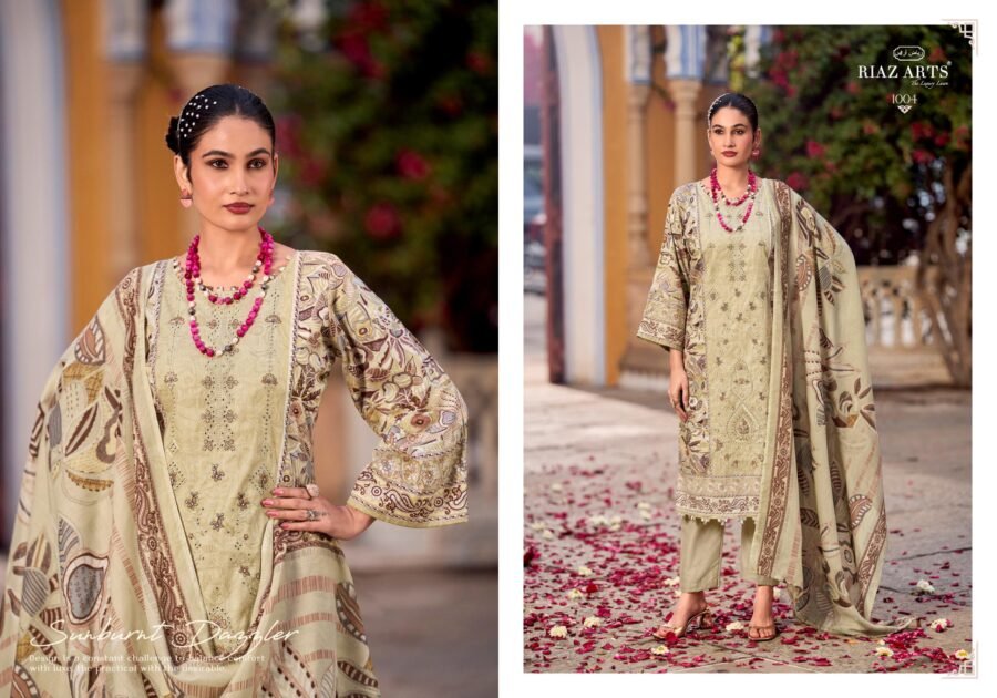 ABU SAEED RIAZ ARTS (Cotton Dupatta) - Standard Embroidery