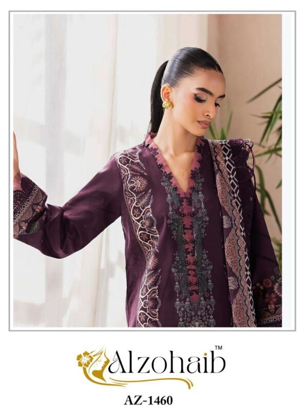 ALZOHAIB AZ 1460 (Cotton Dupatta)