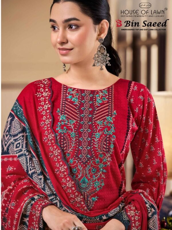 BIN SAEED TOP AND DUP WORK HOUSE OF LAWN