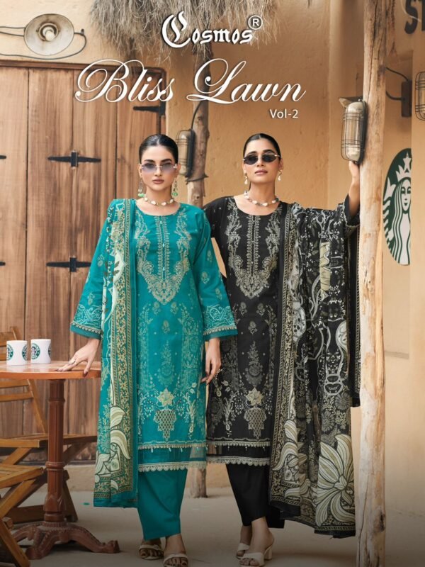 BLISS EMBROIDERYLAWN VOL 2 COSMOS