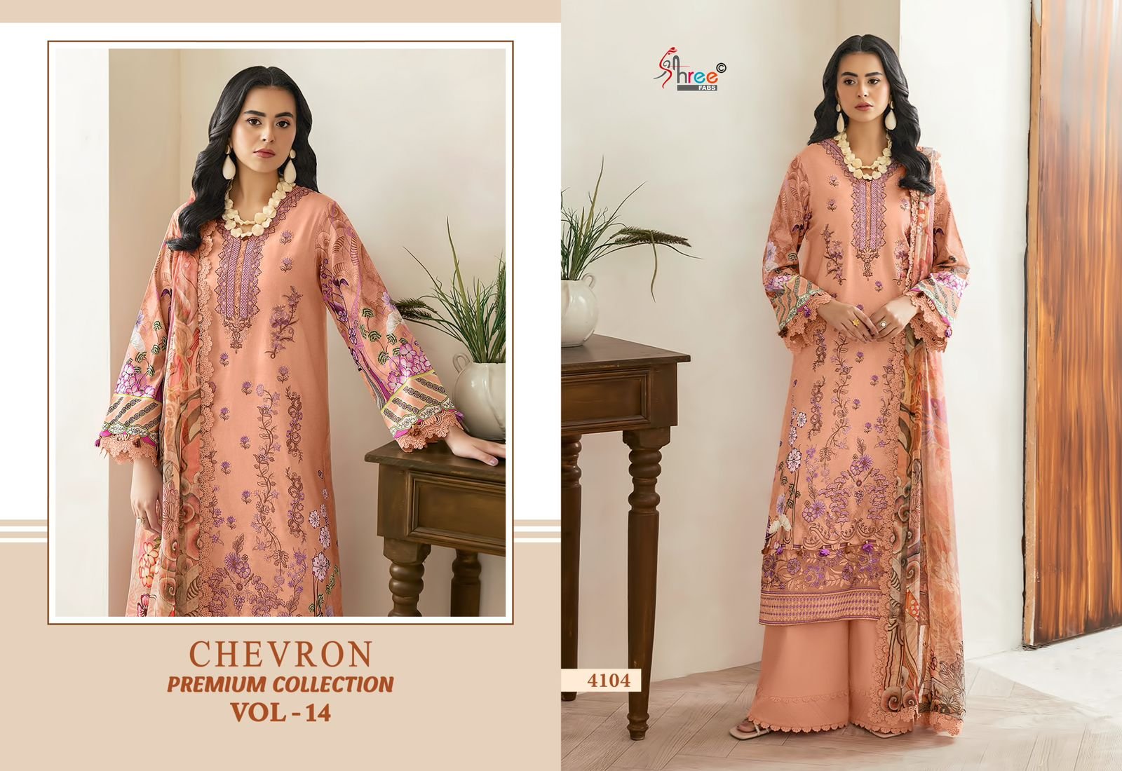 CHEVRON PREMIUM COLLECTION SHREE VOL 14 (cotton Dupatta) - Image 3