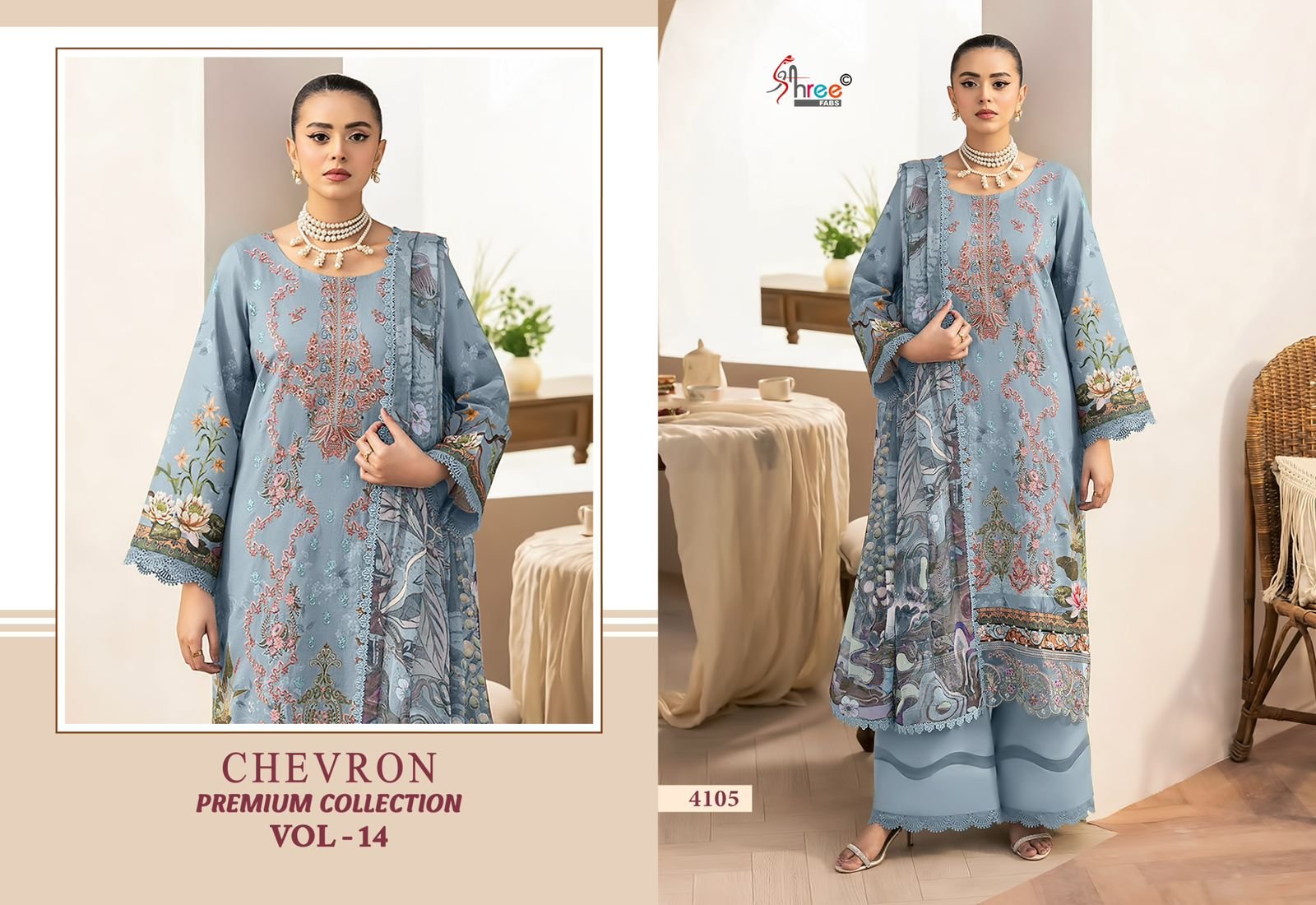 CHEVRON PREMIUM COLLECTION SHREE VOL 14 (cotton Dupatta) - Image 5