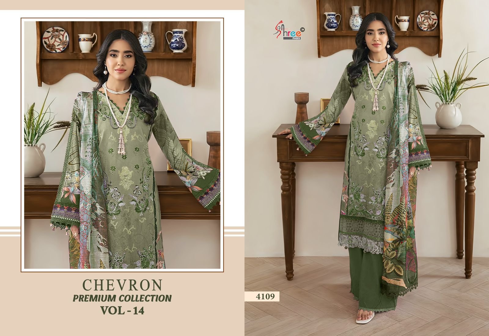 CHEVRON PREMIUM COLLECTION SHREE VOL 14 (cotton Dupatta) - Image 7