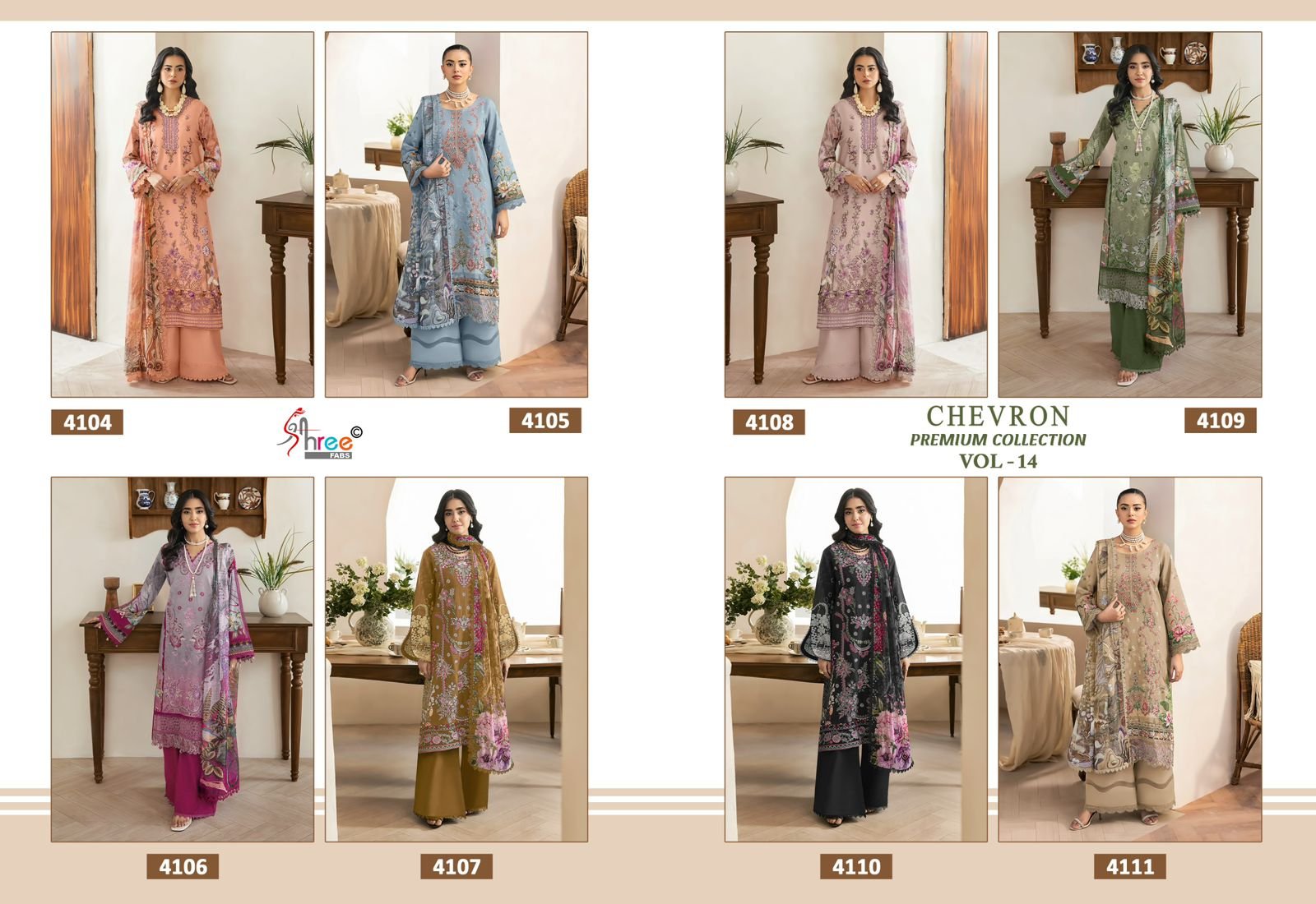 CHEVRON PREMIUM COLLECTION SHREE VOL 14 (cotton Dupatta) - Image 11