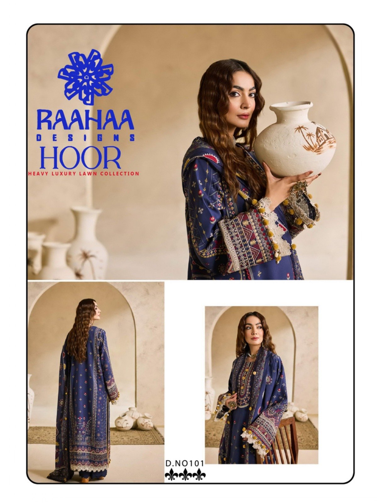 HOOR VOL 1 RAAHAA (cotton Dupatta) - Image 3