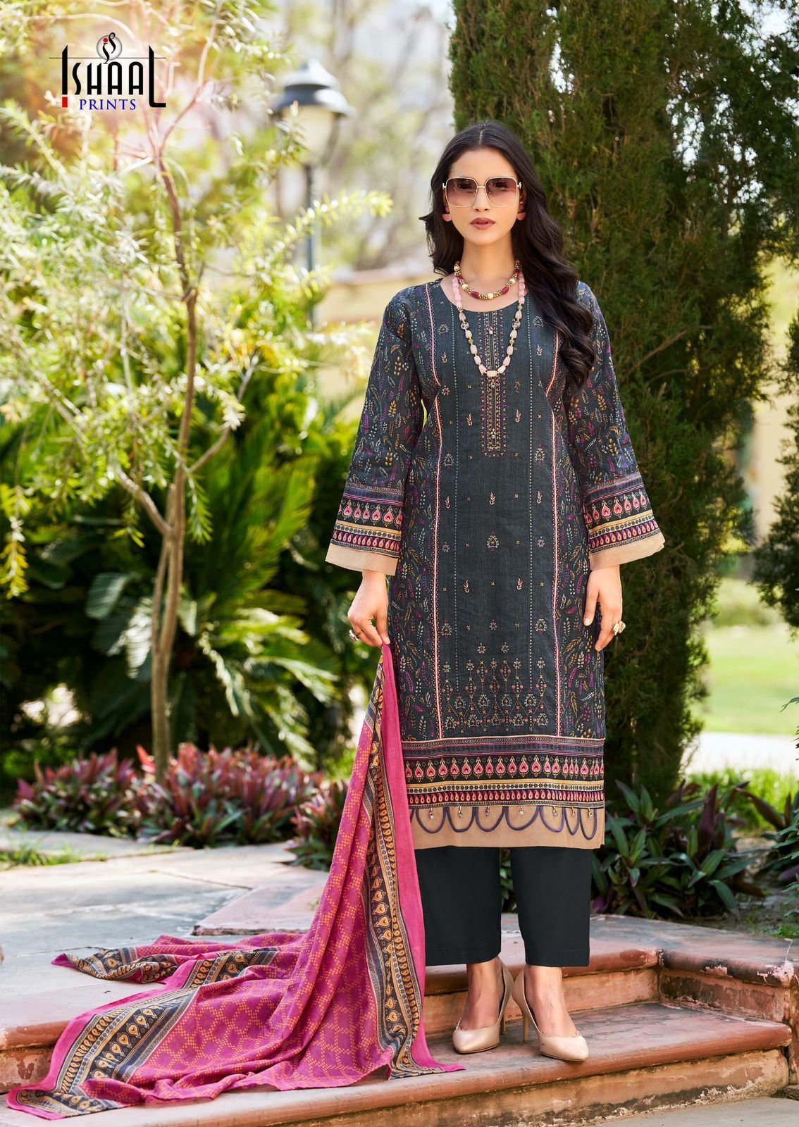 ISHAAL EMBROIDERED VOL 19 (cotton Dupatta) - Image 12
