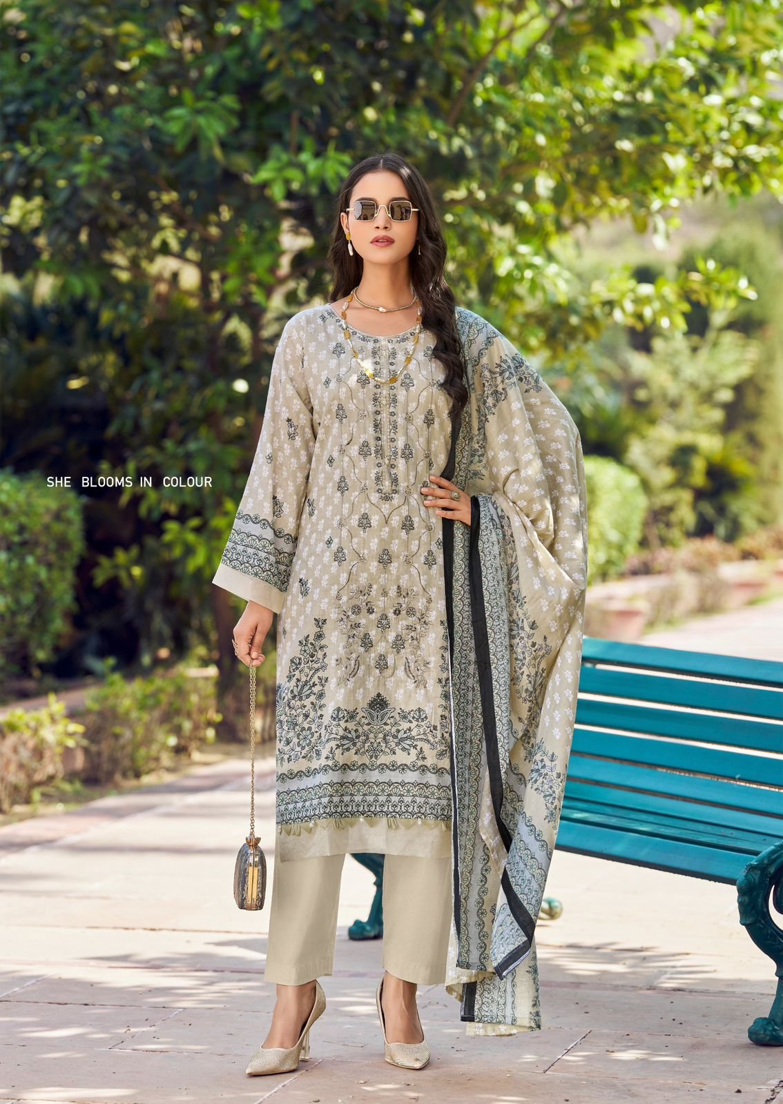 ISHAAL EMBROIDERED VOL 19 (cotton Dupatta) - Image 9