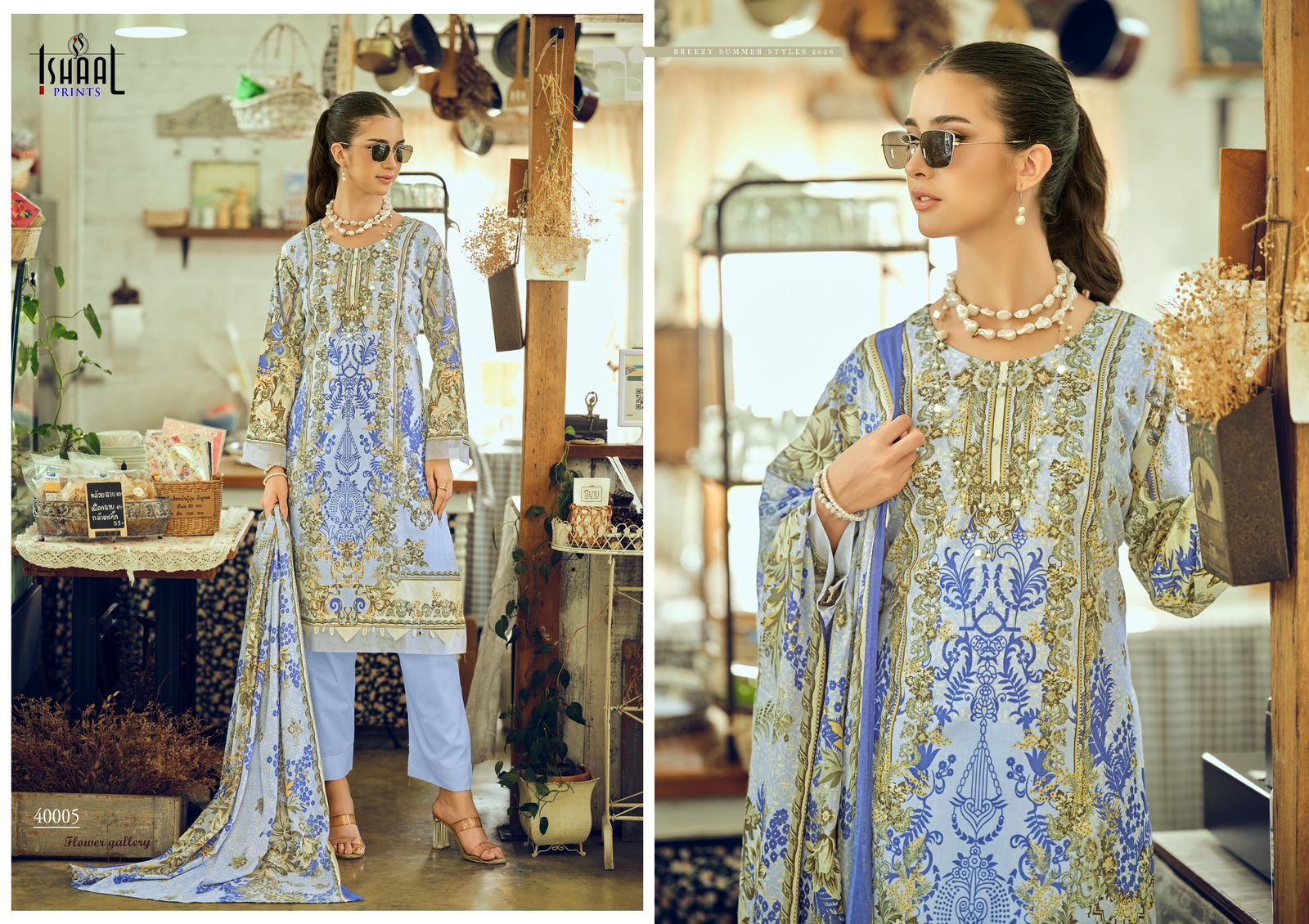 ISHAAL GULMOHAR VOL 40 (cotton Dupatta) - Image 10